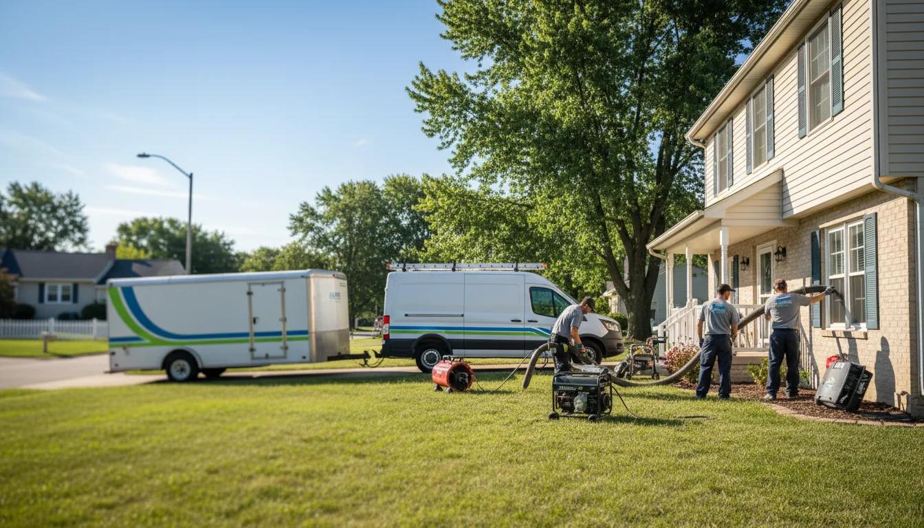 Flooded Basement Restoration And Cleanup With Repair in Jasper, OH near me